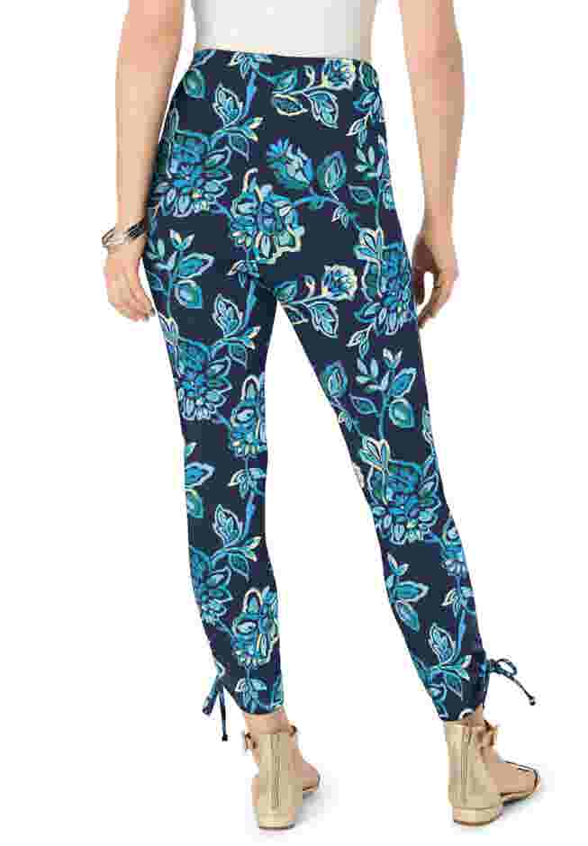 Lace-Up Capri Leggings image number 2