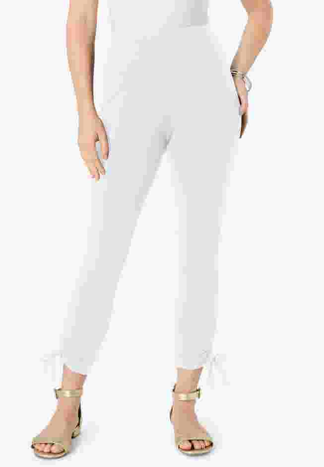 Lace-Up Capri Leggings image number 0