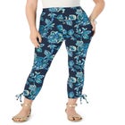 Lace-Up Capri Leggings image number null