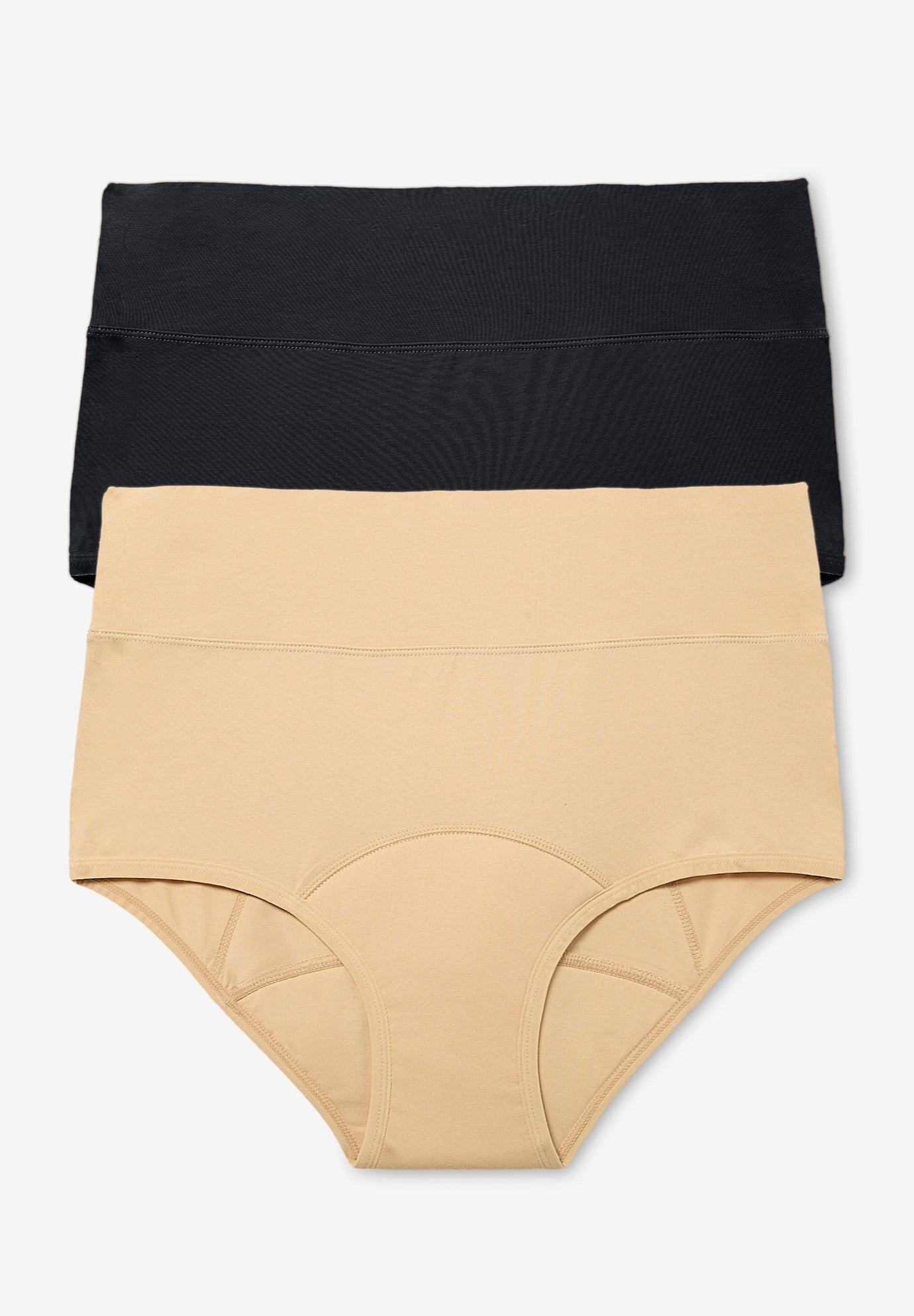 Cotton Spandex Incontinence Brief 2-Pack image number 0