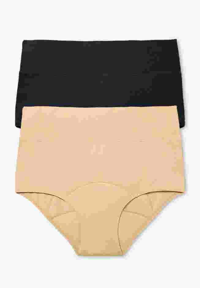 Cotton Spandex Incontinence Brief 2-Pack image number 0
