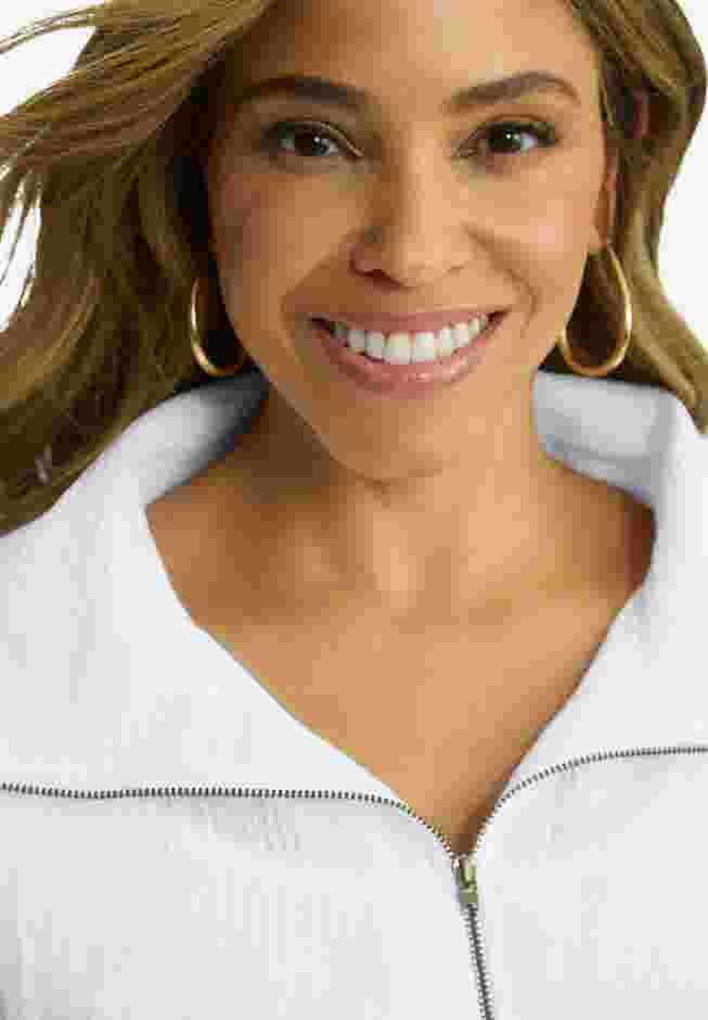 Gauze Half-Zip Tunic image number 2
