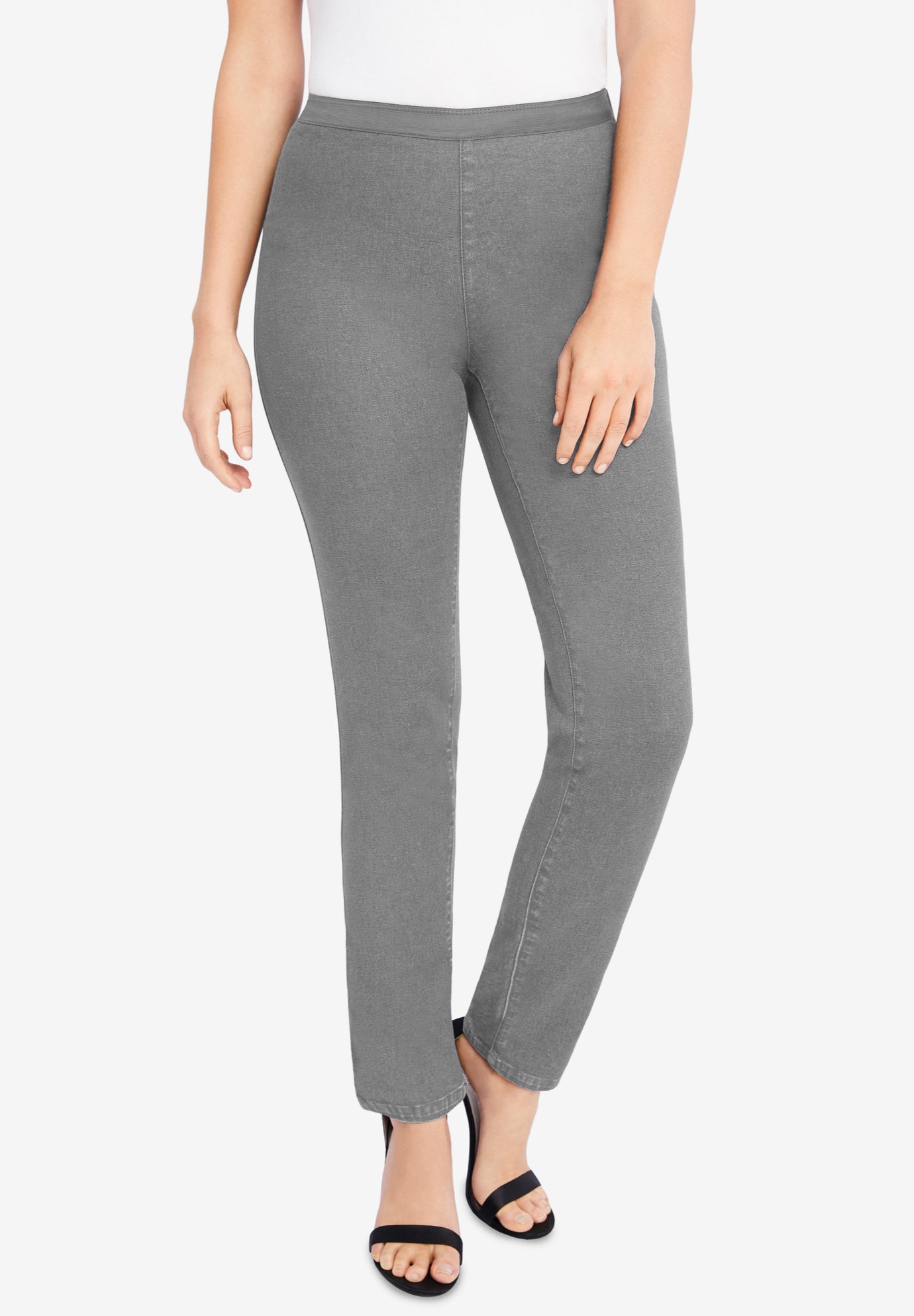 Stretch Denim Straight-Leg Jegging image number 0