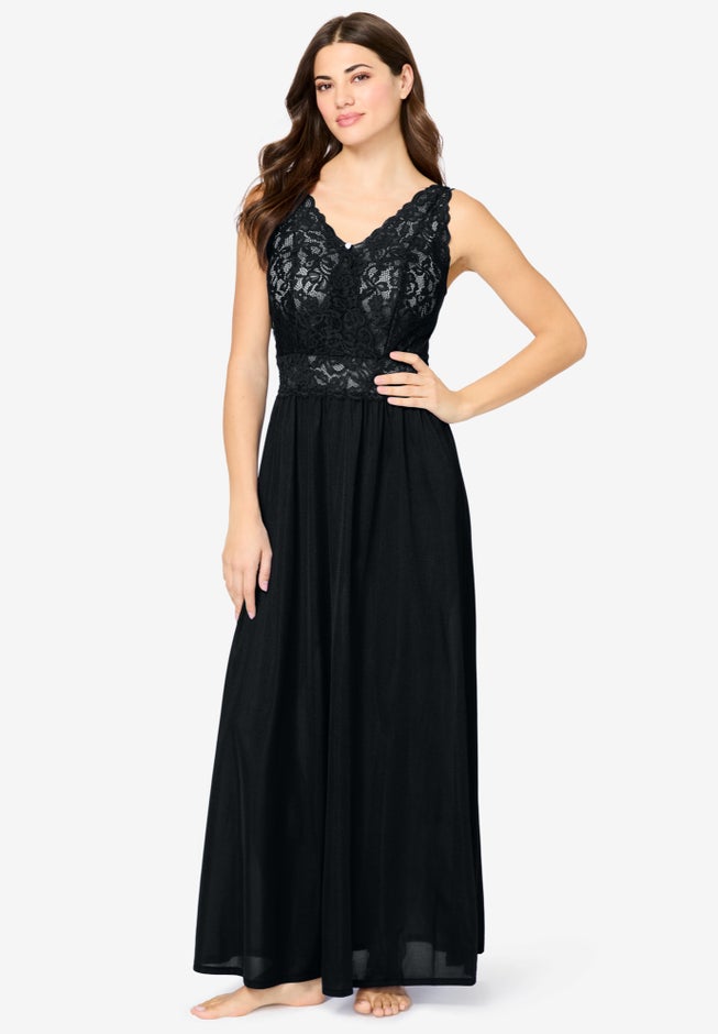 Amoureuse® Peignoir 2-Piece Tricot Gown & Robe image number 3