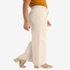 Contrast Stitch Wide Leg Jean image number null