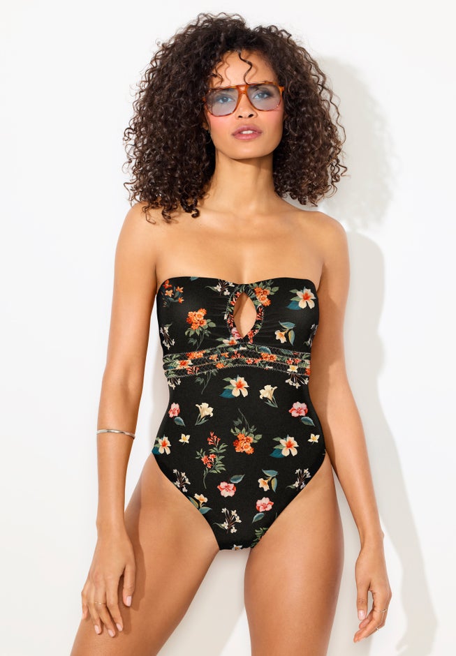 Braided Bandeau One Piece Swimsuit image number 3