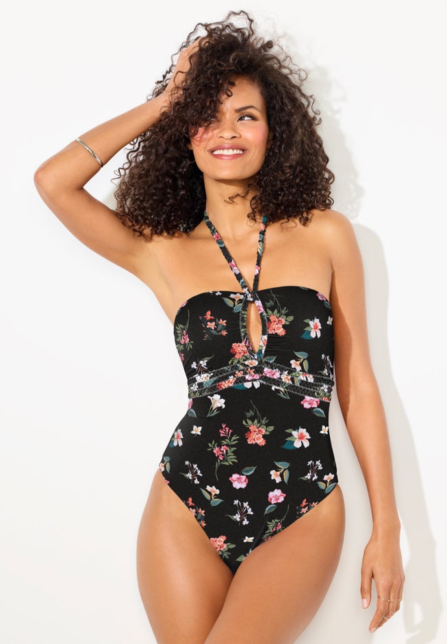 Braided Bandeau One Piece Swimsuit image number 4