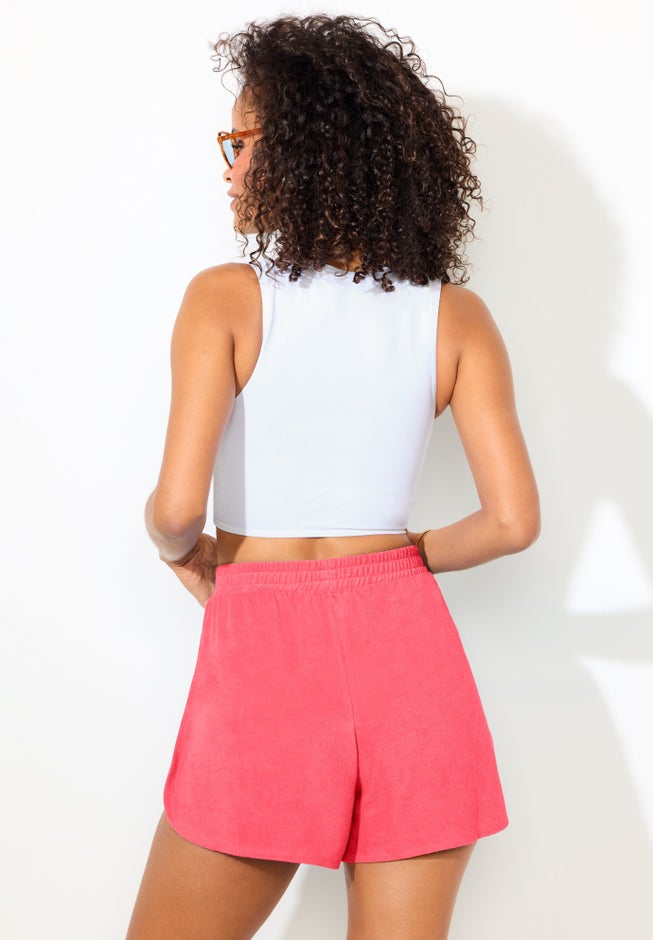 Baby French Terry Shorts Cover Up image number 1