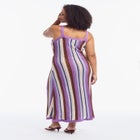 Stripe Sweater Midi Dress image number null