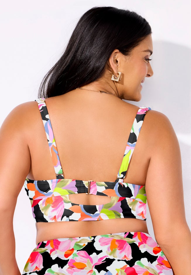 Bra Sized Ring Strap Bikini Top image number 1