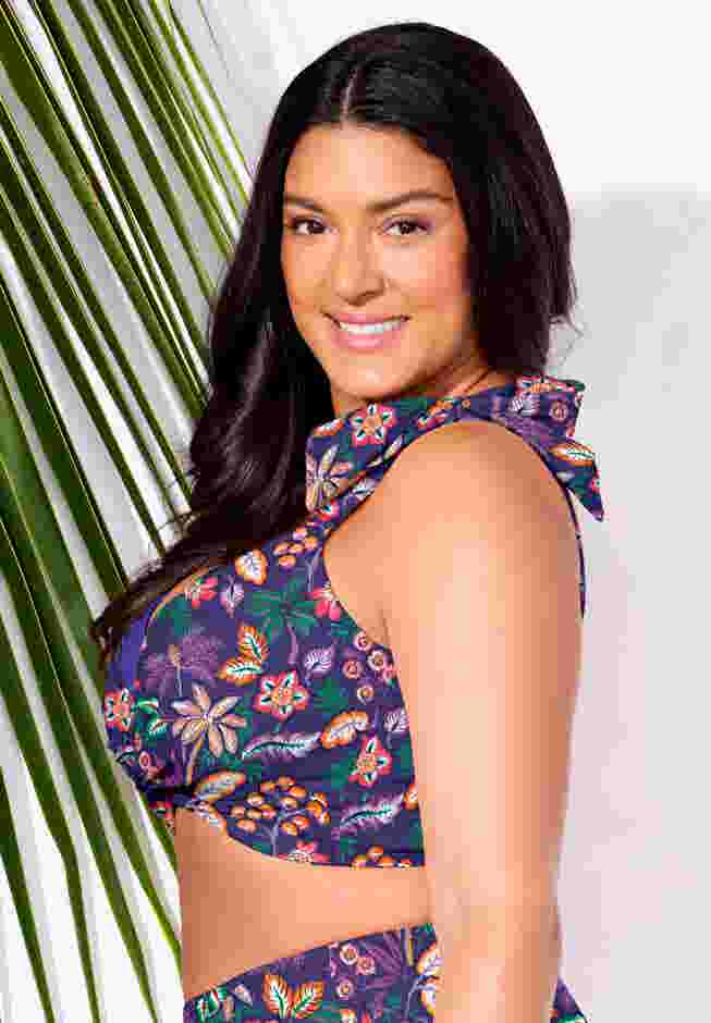 Bra Sized Twist Front Bikini Top image number 2