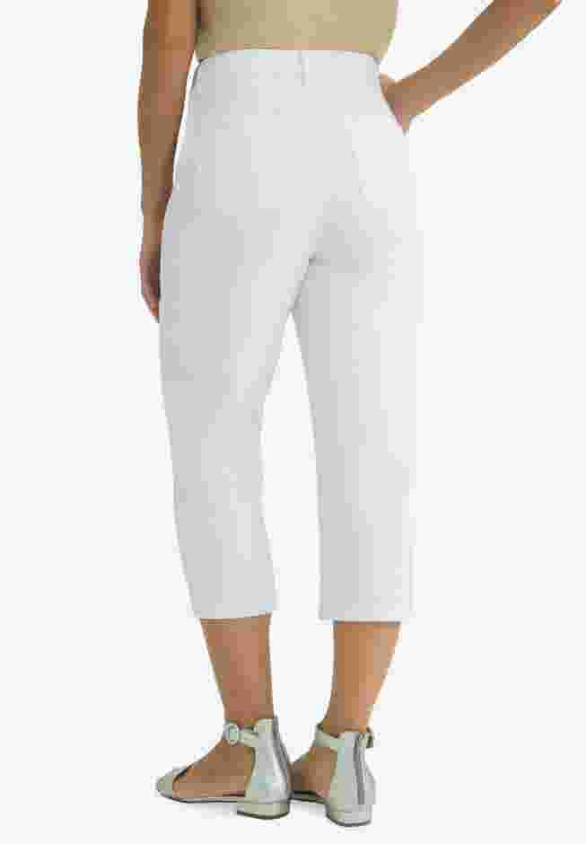 True Fit Straight Leg Crop Jean image number 1