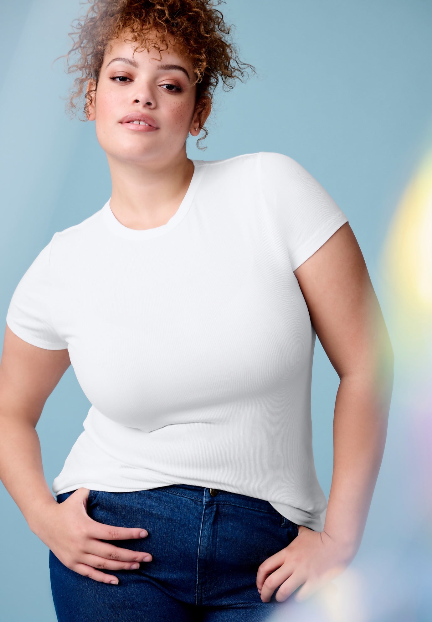 Ribbed Crewneck Top image number 0