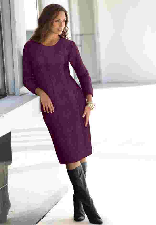 Cable Sweater Dress image number 0