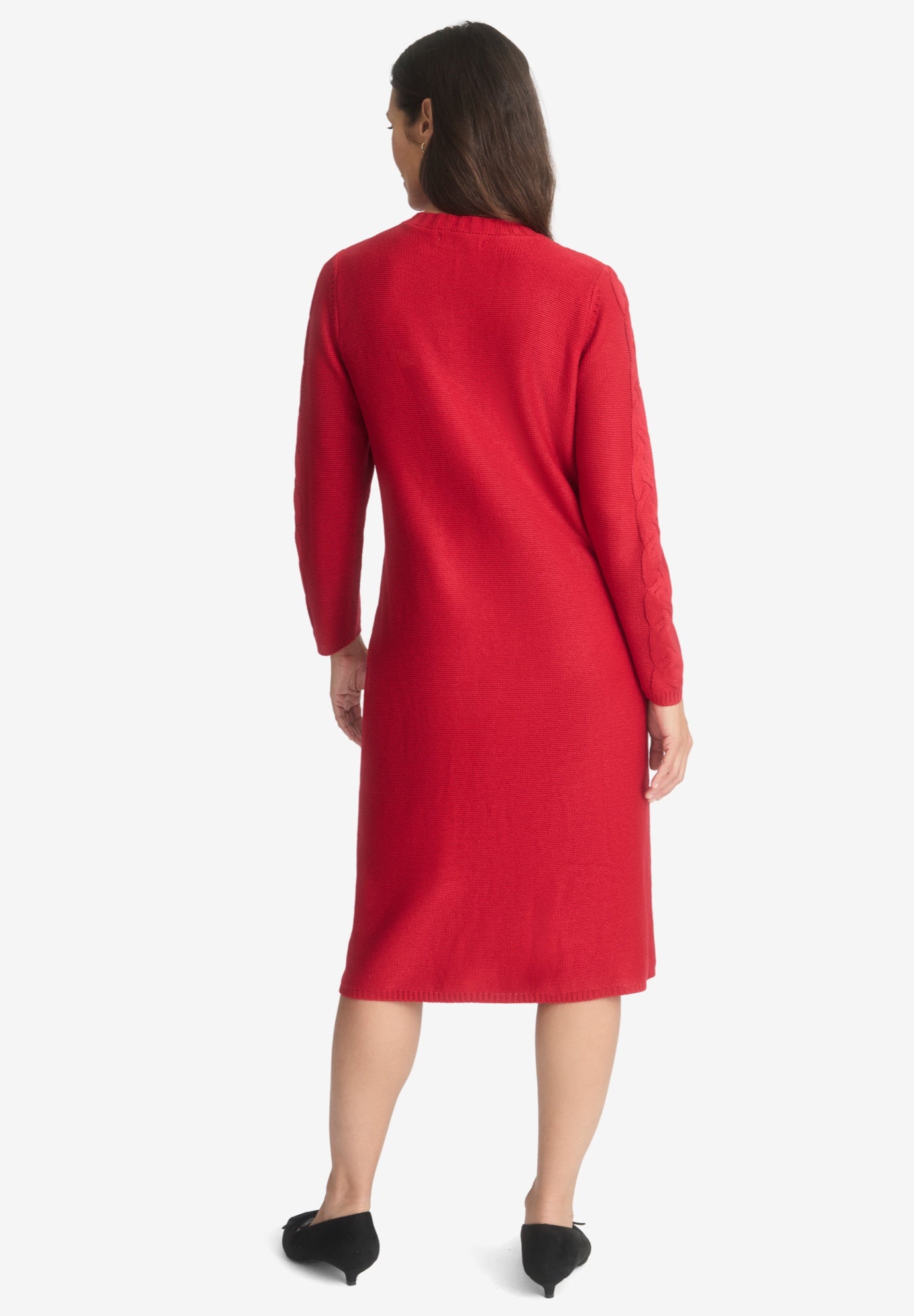 Cable Sweater Dress image number 1