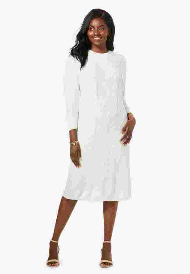 Cable Sweater Dress image number 0