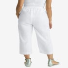 Gauze Wide Leg Crop Pant image number null