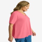 Scalloped V-Neck Tunic image number null