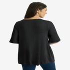 Asymmetrical Twist Neck Tunic image number null