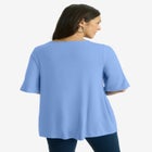Asymmetrical Twist Neck Tunic image number null