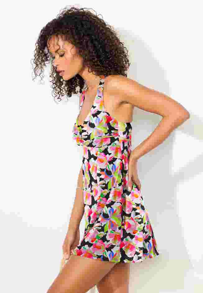 U-Neckline Swimdress image number 2
