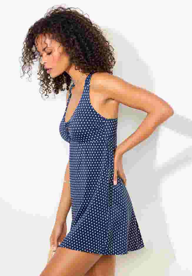 U-Neckline Swimdress image number 2