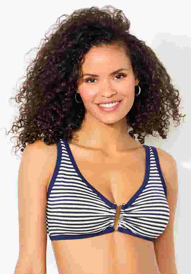 Metallic Lurex U-Wire Bikini Top image number 3