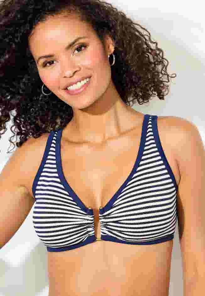Metallic Lurex U-Wire Bikini Top image number 4