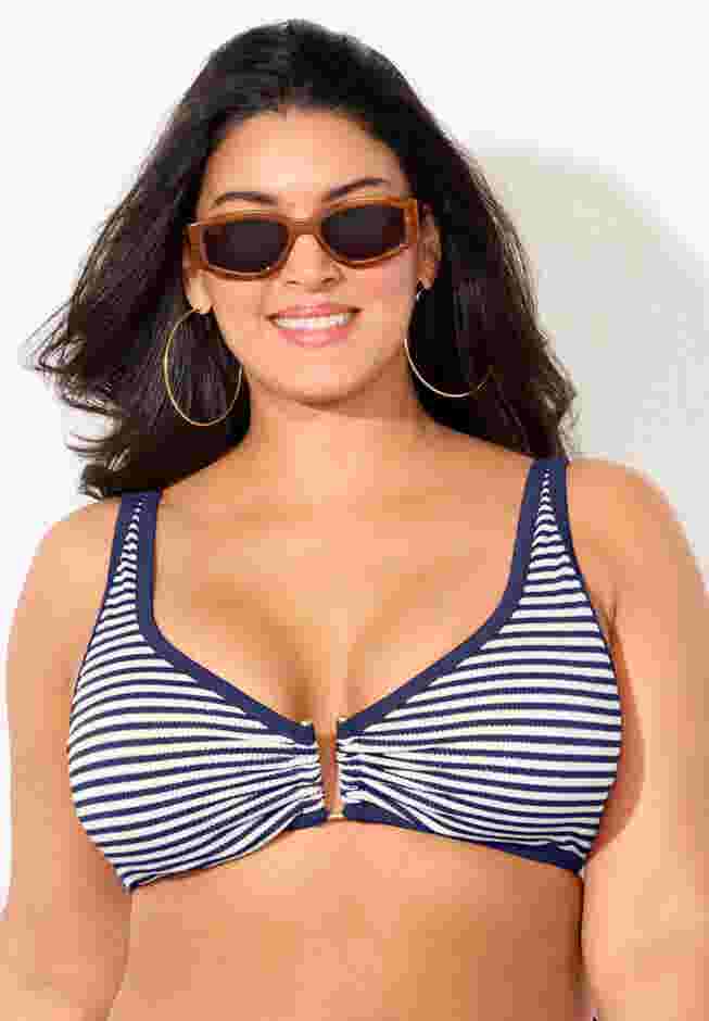 Metallic Lurex U-Wire Bikini Top image number 5