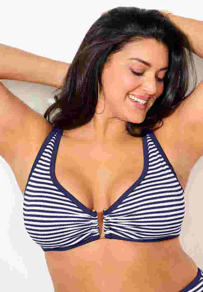 Metallic Lurex U-Wire Bikini Top image number 8