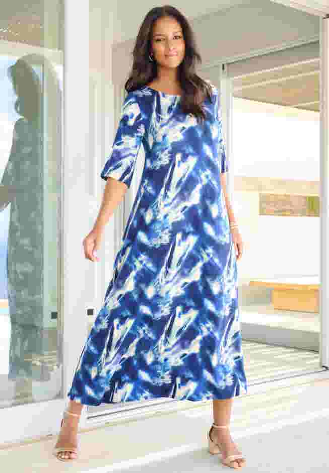 High Low Jersey Maxi Dress image number 1