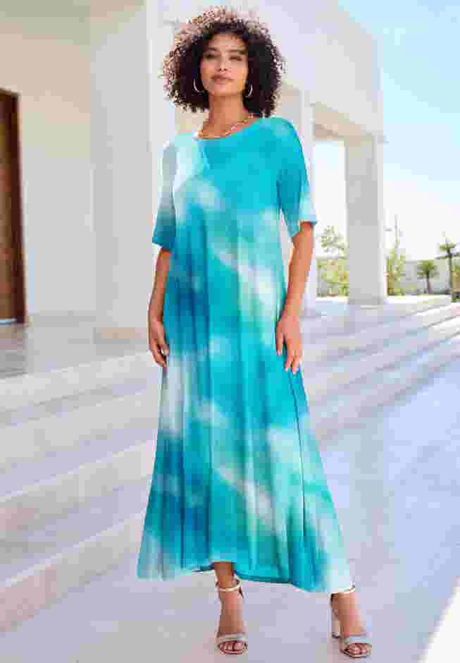 High Low Jersey Maxi Dress image number 0