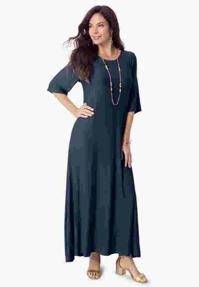 High Low Jersey Maxi Dress image number 0