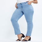 True Fit Stretch Denim Straight Leg Jean image number null