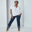 True Fit Stretch Denim Straight Leg Jean image number null