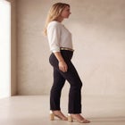 True Fit Stretch Denim Straight Leg Jean image number null