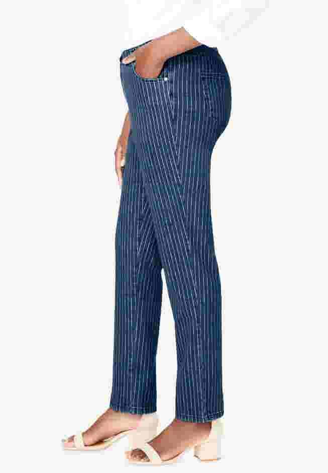 True Fit Stretch Denim Straight Leg Jean image number 2