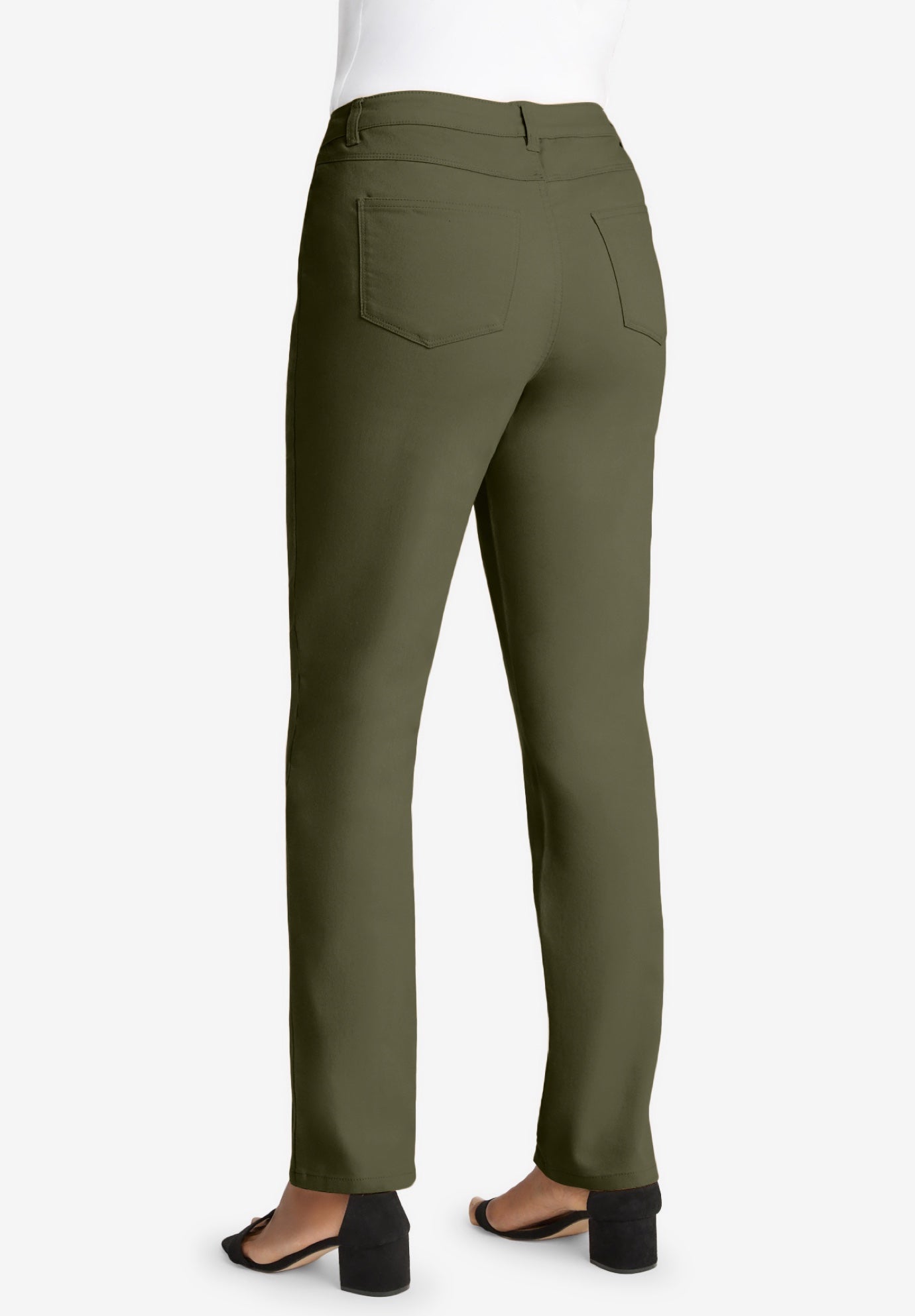 True Fit Stretch Denim Straight Leg Jean image number 1