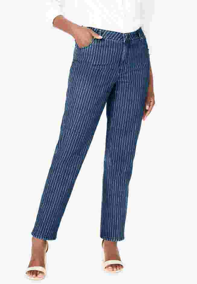 True Fit Stretch Denim Straight Leg Jean image number 0