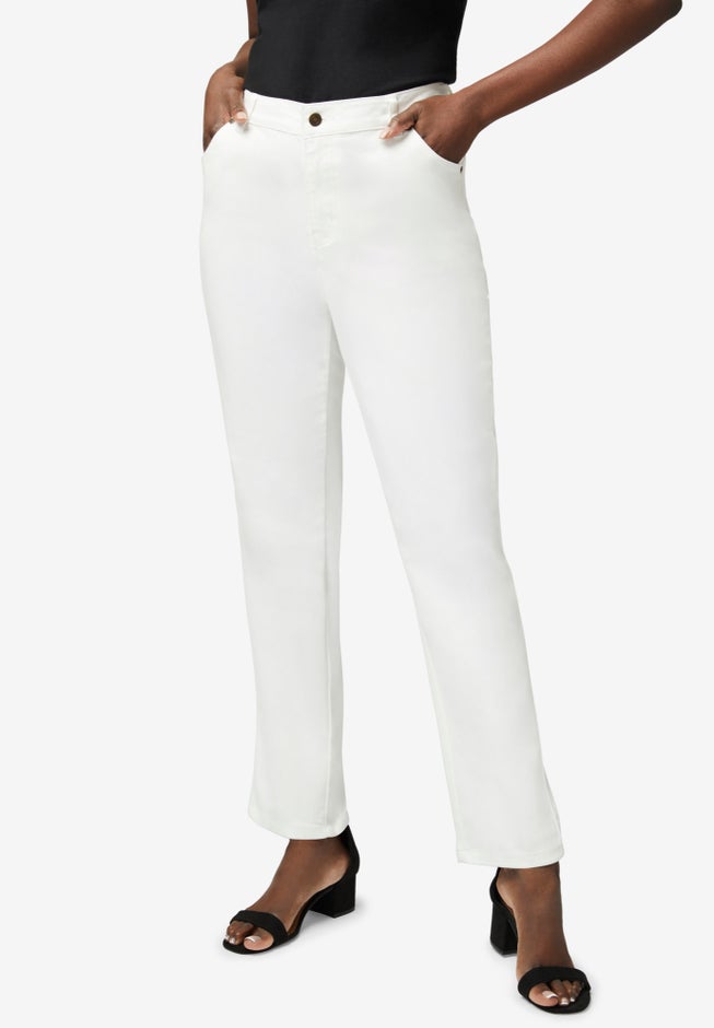 True Fit Stretch Denim Straight Leg Jean image number 0