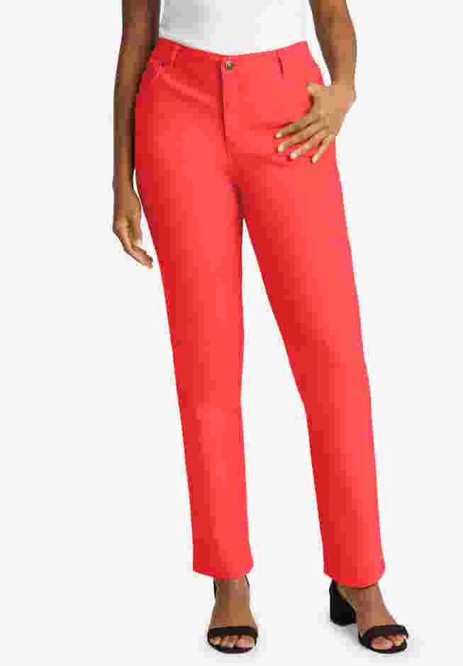 True Fit Stretch Denim Straight Leg Jean image number 0