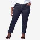 True Fit Stretch Denim Straight Leg Jean image number null