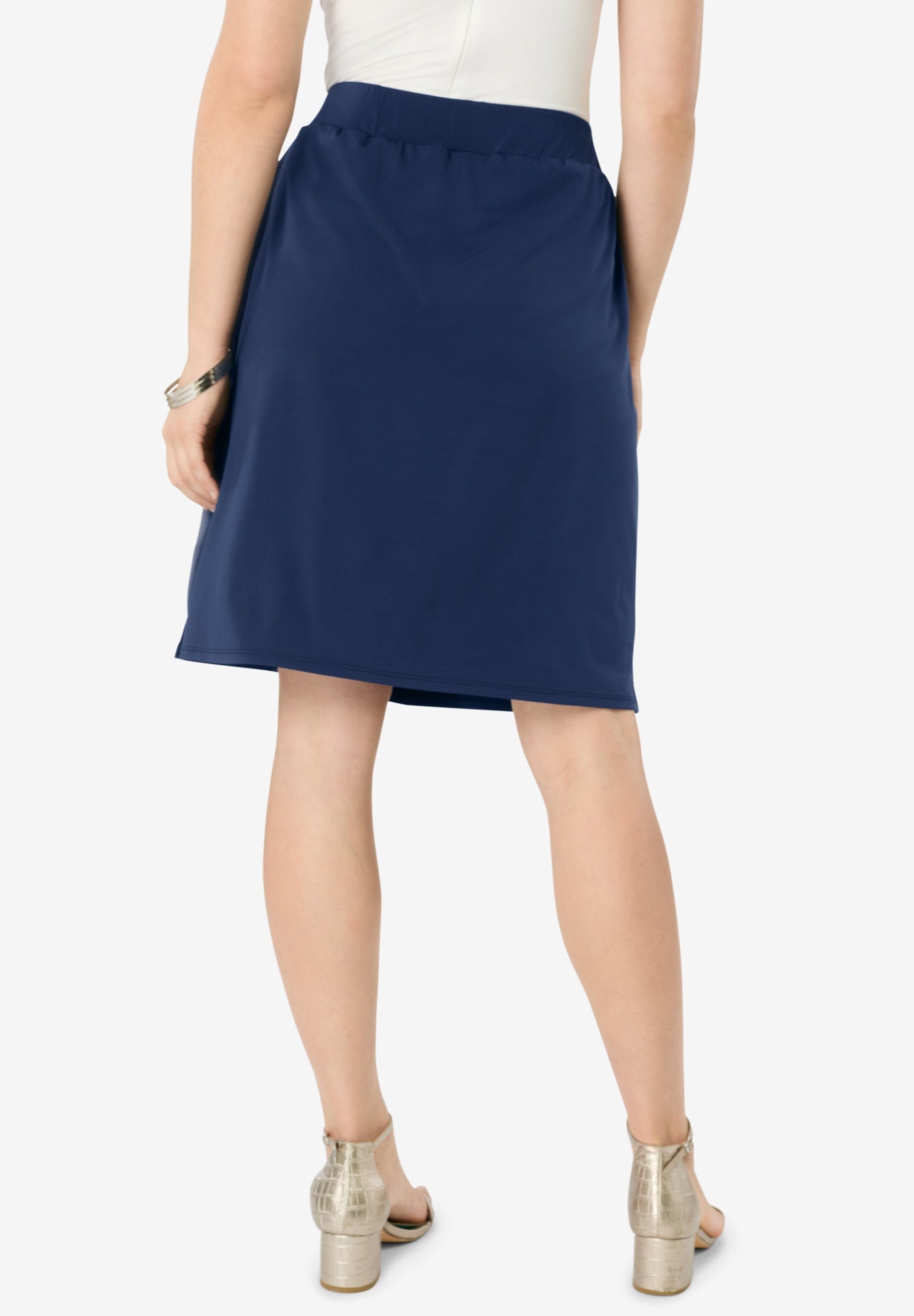 Ultrasmooth&reg; Fabric A-Line Skort image number 3