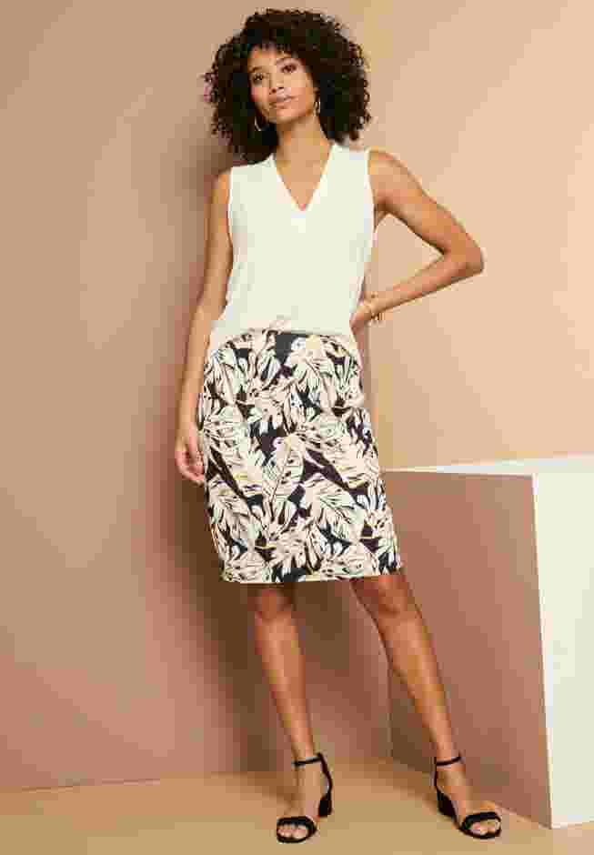 Ultrasmooth® Fabric A-Line Skort image number 0