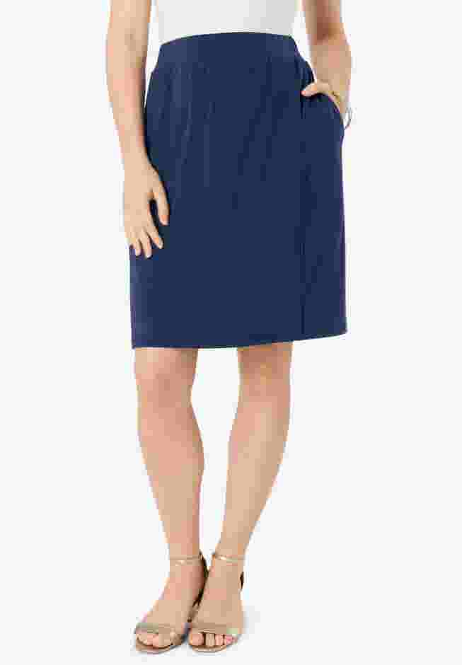 Ultrasmooth® Fabric A-Line Skort image number 2