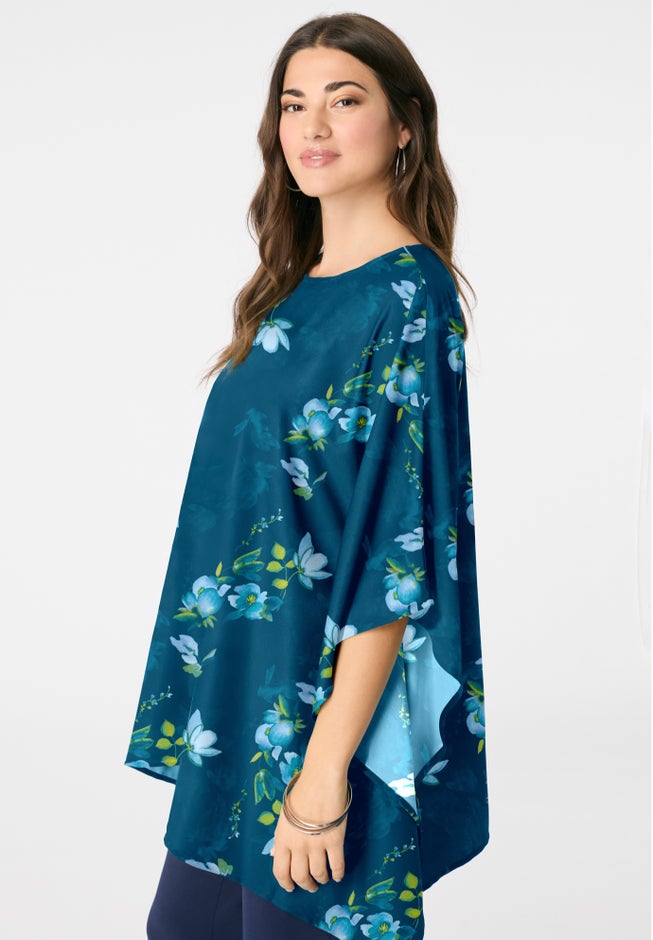 Georgette Poncho image number 2