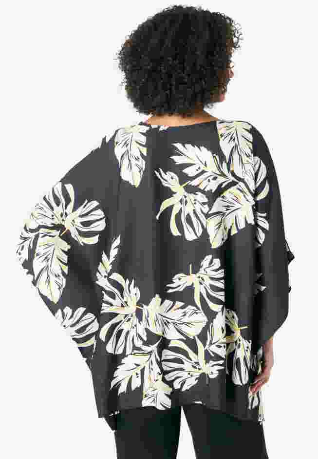 Georgette Poncho image number 2