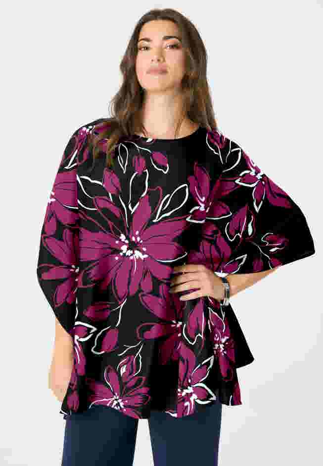 Georgette Poncho image number 0