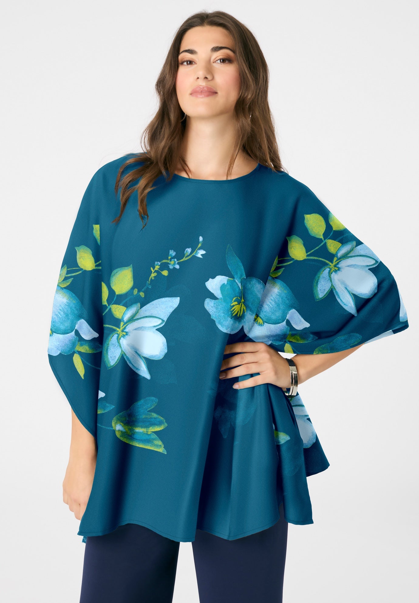 Georgette Poncho image number 0