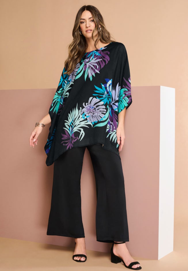 Georgette Poncho image number 1